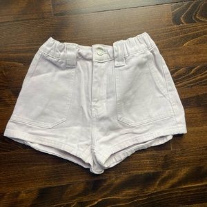 Pacsun Lavender Carpenter Jean Shorts